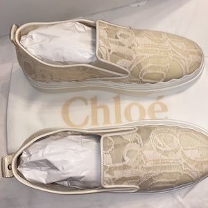Chloe shoes NIB Slip On , Mild Beige sz 36